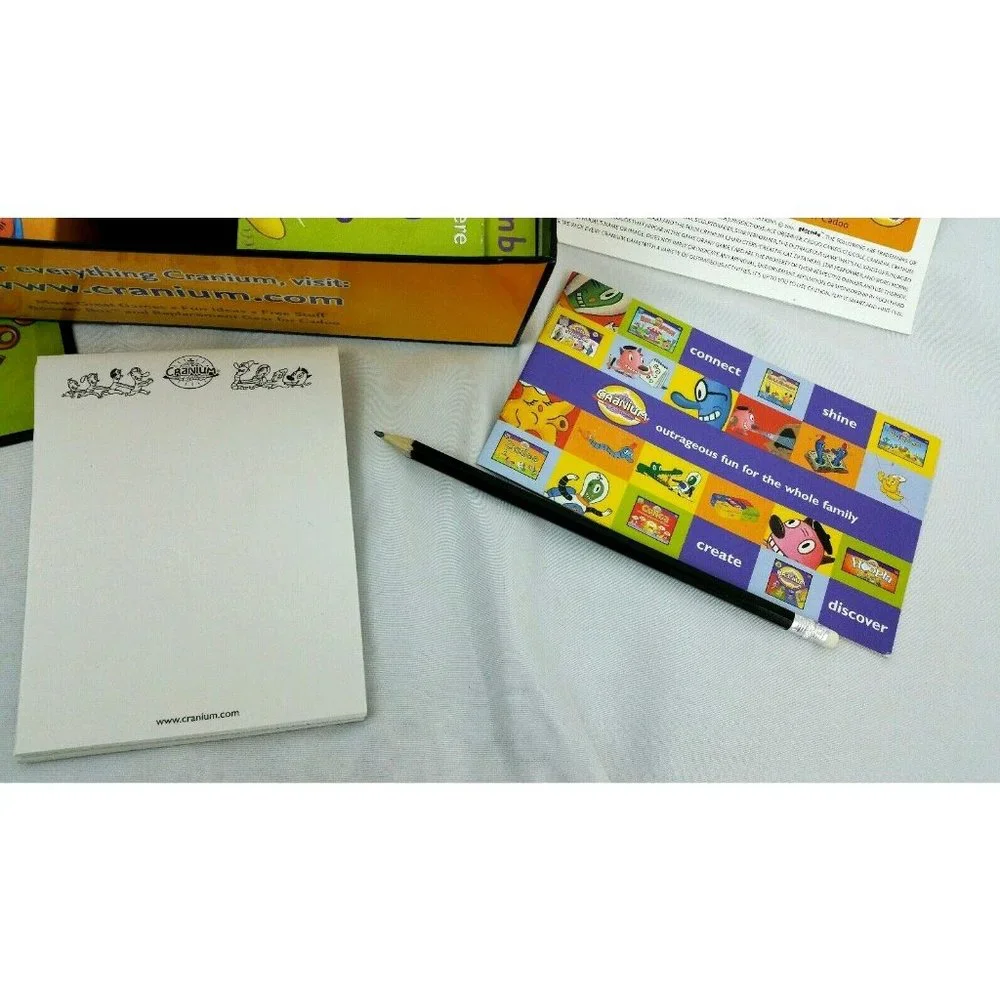 Cranium Cadoo Family Board Game Act Sculpt Decode Guess 2001 Baseman COMPLETE
